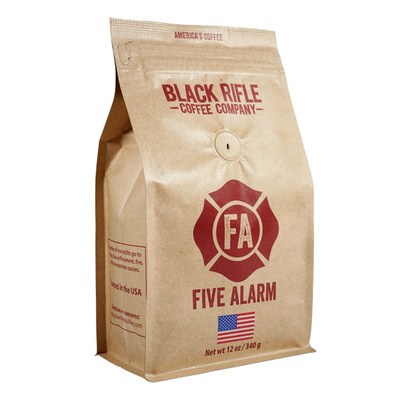 Black Rifle Coffee Company Coffee - Five Alarm Coffee Blend - Ground - 12 oz bag (Medium Roast)