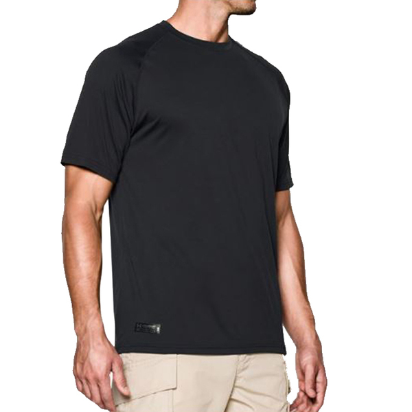 Under Armour Men's Tactical Tech Short Sleeve Shirt - Black - 2X Large