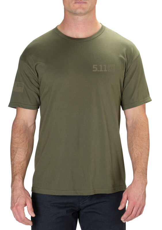 5.11 Tactical Savage Mode Short Sleeve Tee - Military Green