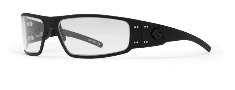 Gatorz Eyewear - Magnum - Black Anodized w. Black Logo - ANSI Z87+