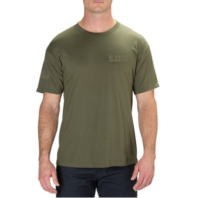 5.11 Tactical Savage Mode Short Sleeve Tee - Military Green