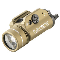 Streamlight TLR-1 HL with lithium batteries, FDE Brown