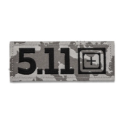 5.11 Tactical Legacy Logo Camo Patch - Grey