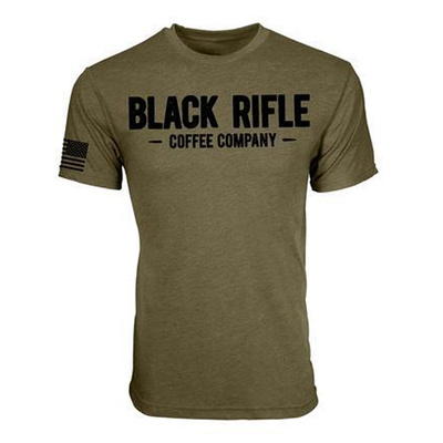 Black Rifle Coffee Company Vintage Logo T-Shirt - Green