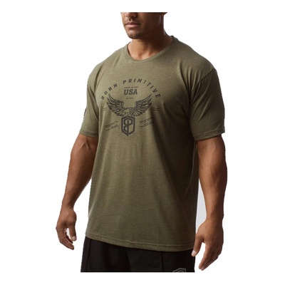Born Primitive The Freedom Tee - Military Green