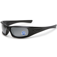 Eye Safety Systems - 5B - Black Frame Polarized Mirrored Gray Lens