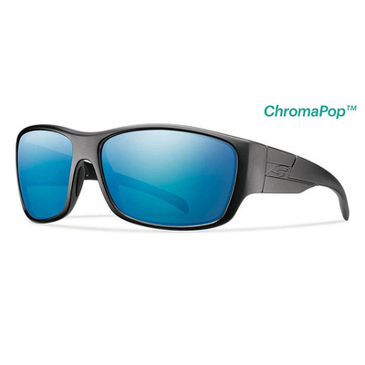 Smith Optics Frontman Elite - Chromapop Polar Blue Mirror Lens - Black Frame