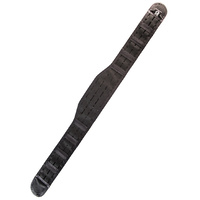 High Speed Gear Laser Slim Grip Padded Belt - SLOTTED - Black - Small