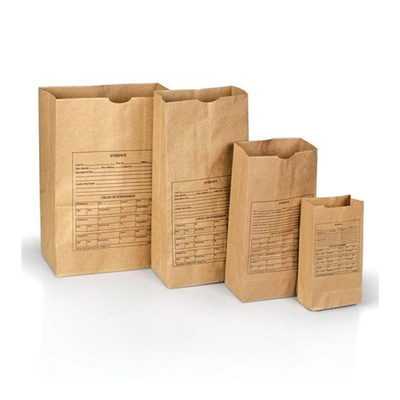 Lightning Powder Printed Paper Evidence Bags Style 86  (100 Bags)
