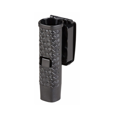 Monadnock 21in&24in&26in Front Draw 360° Swivel Clip-On Baton Holder for Classic Friction Lock Batons Basketweave Black