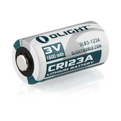 Olight 1600mAh CR123A Lithium battery two pack OLB-CR123A (DC)