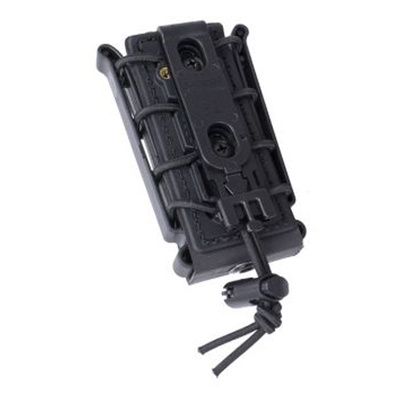 G-Code Soft Shell Scorpion Pistol Mag Carrier - Tall - Black Frame with Black Shell - P3 Misc Belt Mount