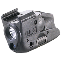 Streamlight TLR-6 Rail (GLOCK®) with white LED and red laser. Includes two CR 1/3N lithium batteries