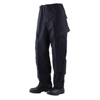 Tru-Spec Tactical Response Uniform Pants 65/35 Polyester/Cotton Rip-Stop - Black - Medium